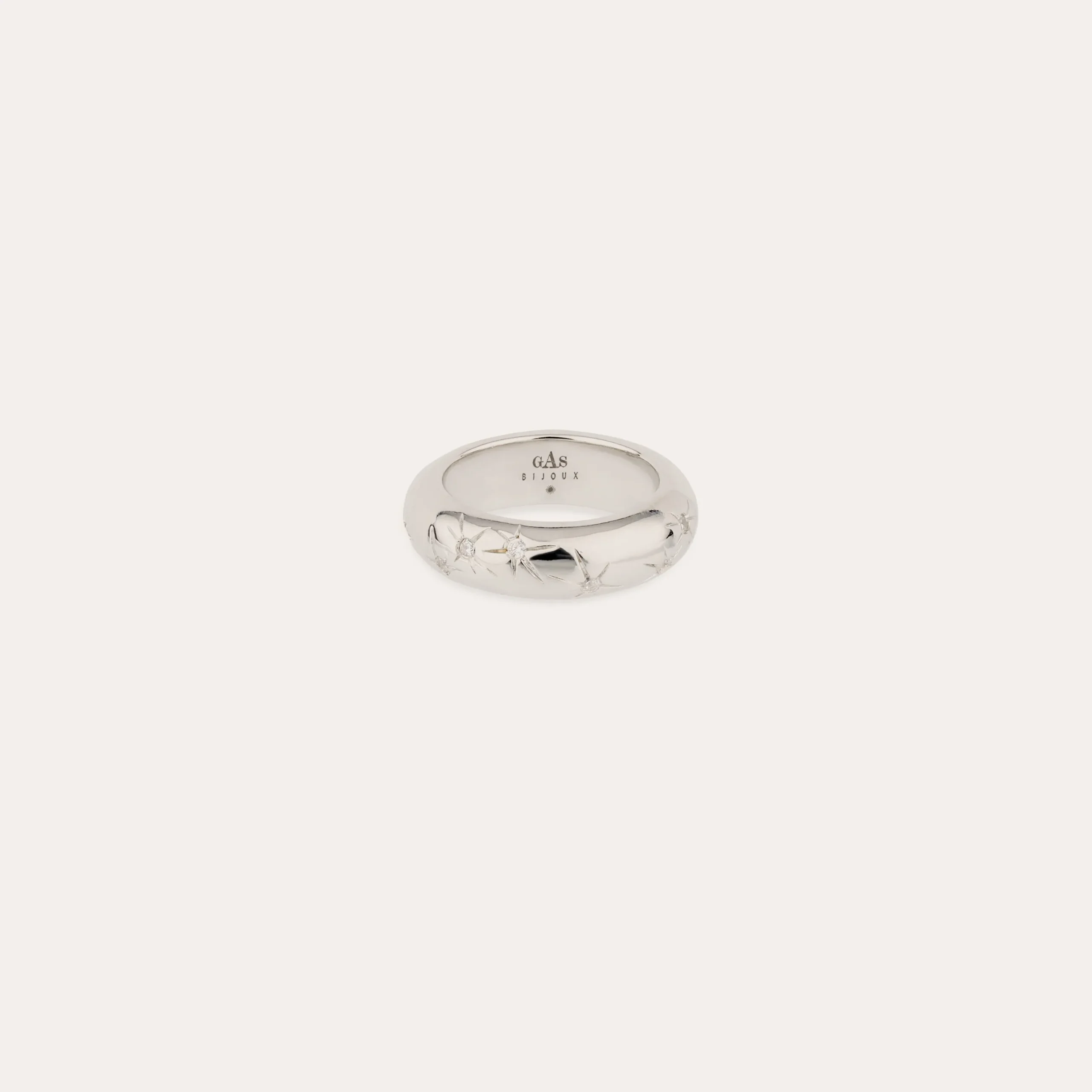 Bague Alliance Comète strass