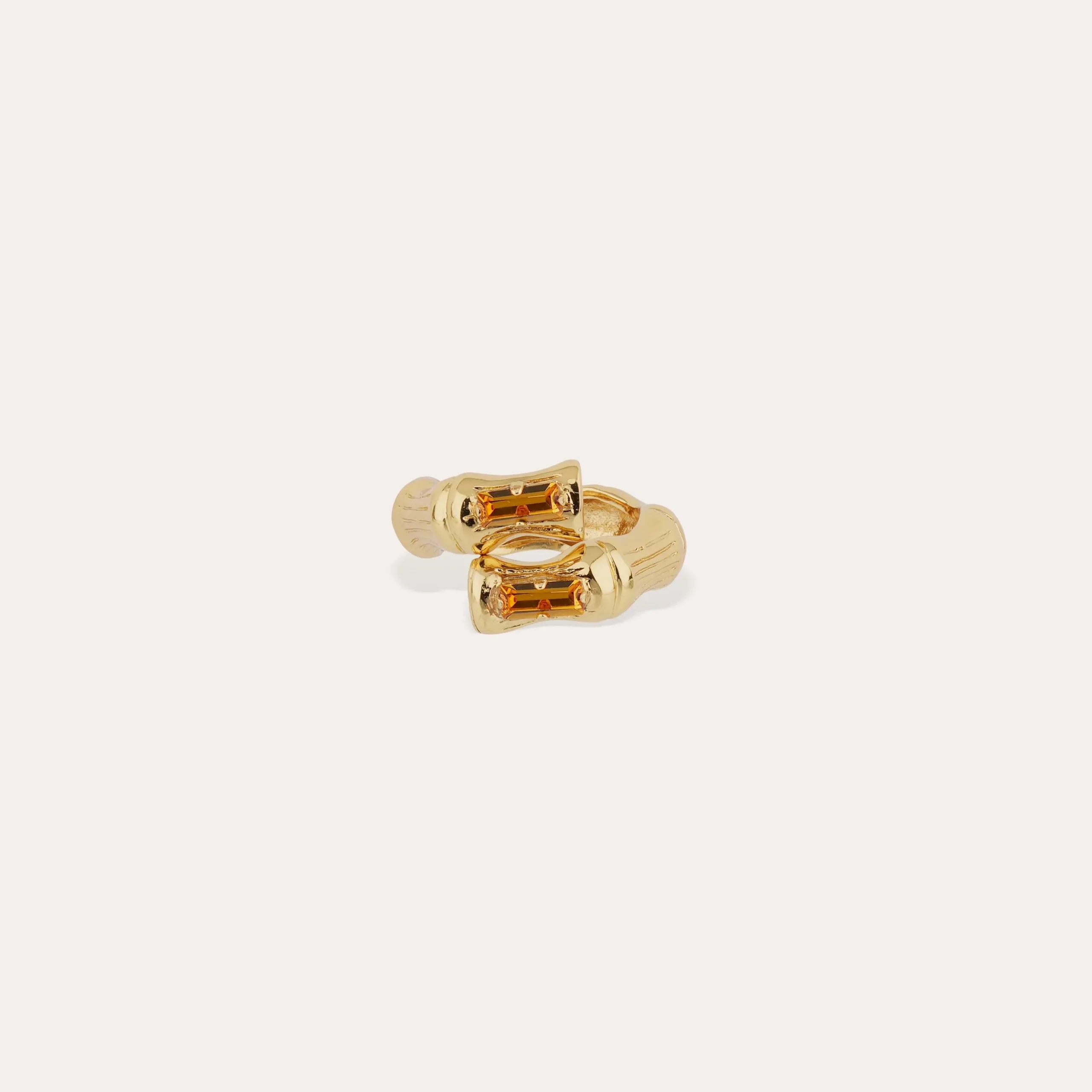 Bague Bambou Liane strass