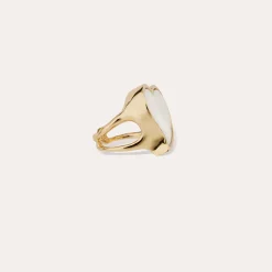 Bague Mirage Coeur - Nacre blanche