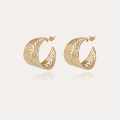 Boucle d'oreilles créoles Wave