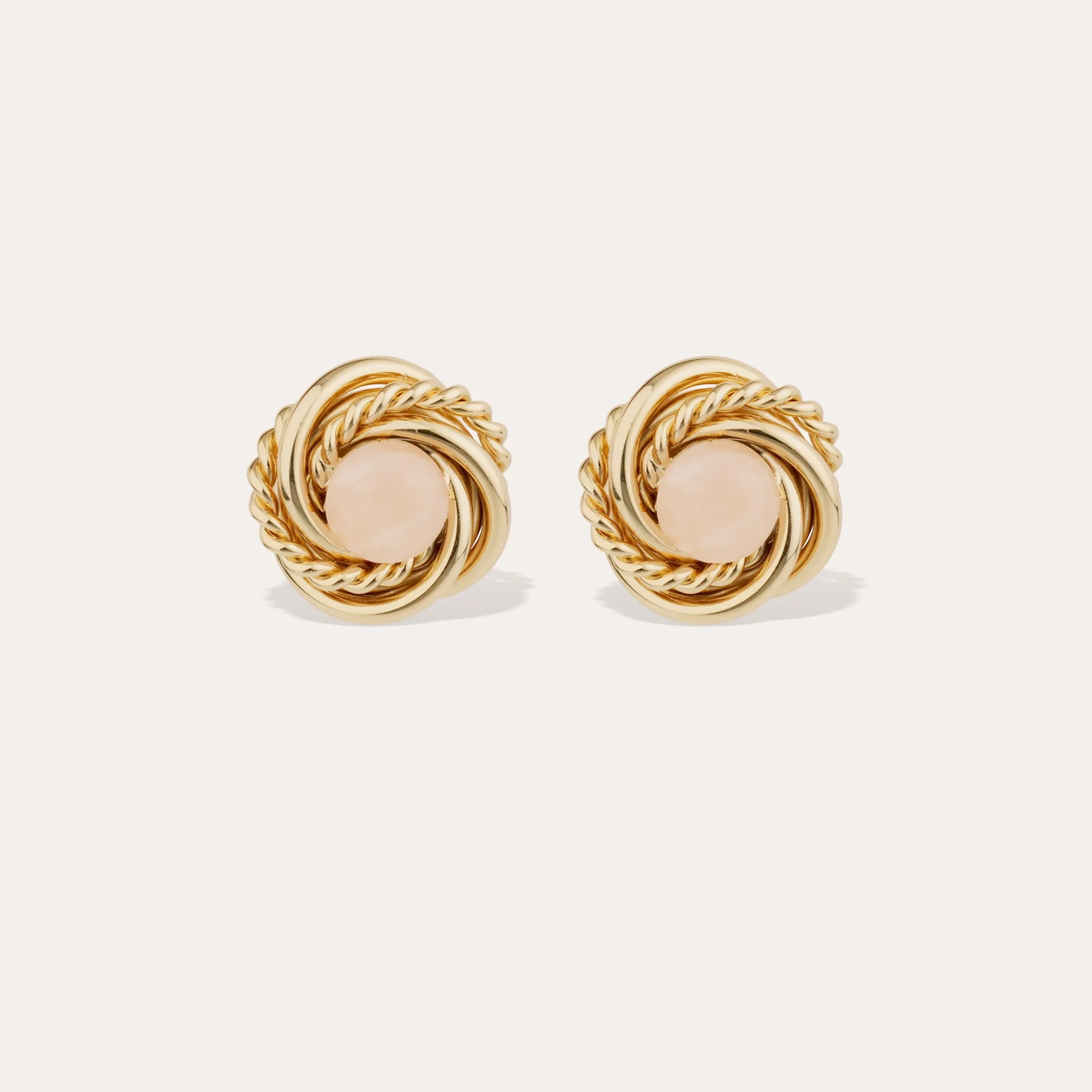 Boucles d'oreilles Atika - Quartz Rose