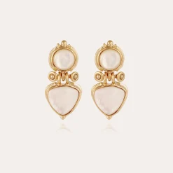Boucles d'oreilles Colorado - Nacre blanche