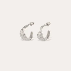 Boucles d'oreilles créoles Almara petit modèle