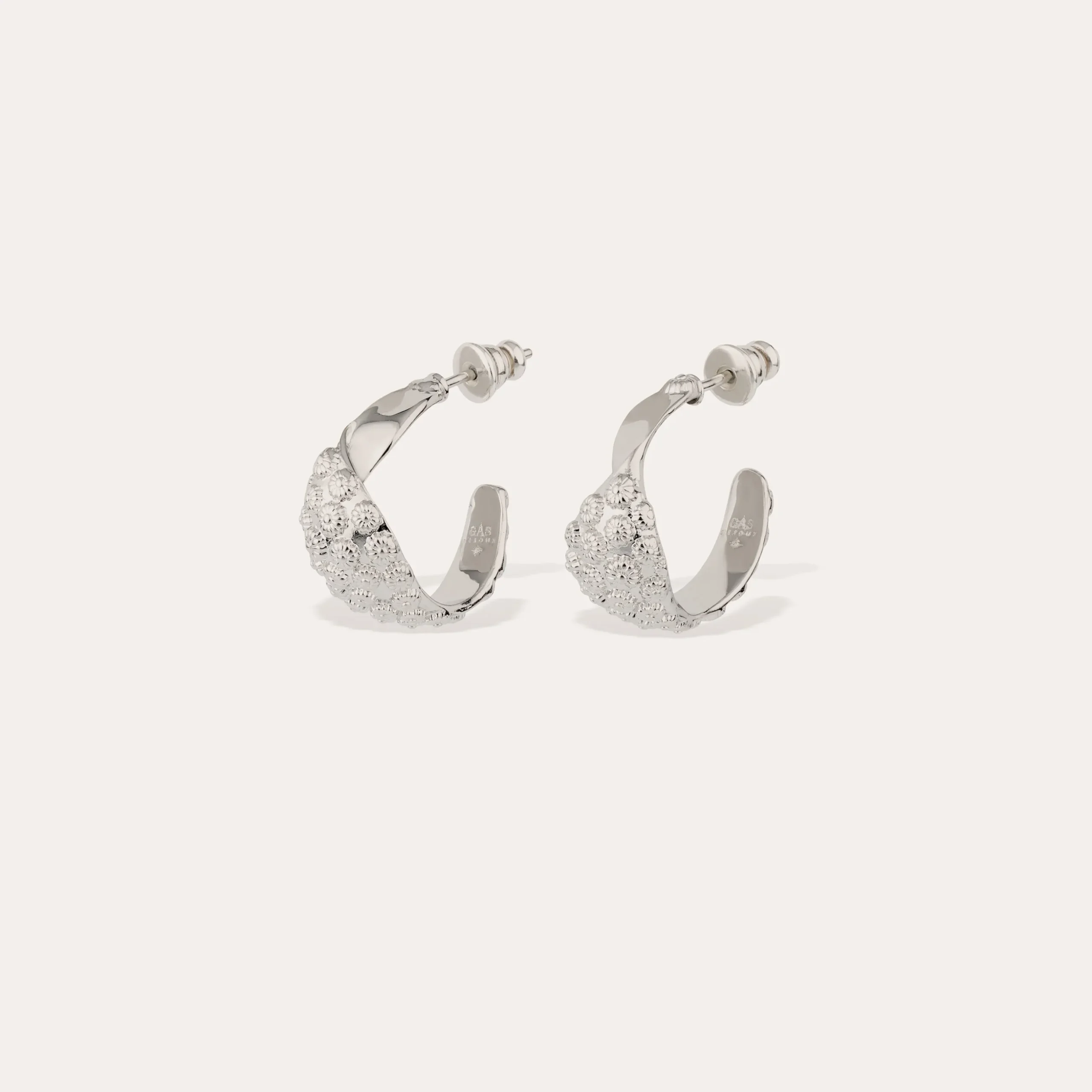 Boucles d'oreilles créoles Almara petit modèle