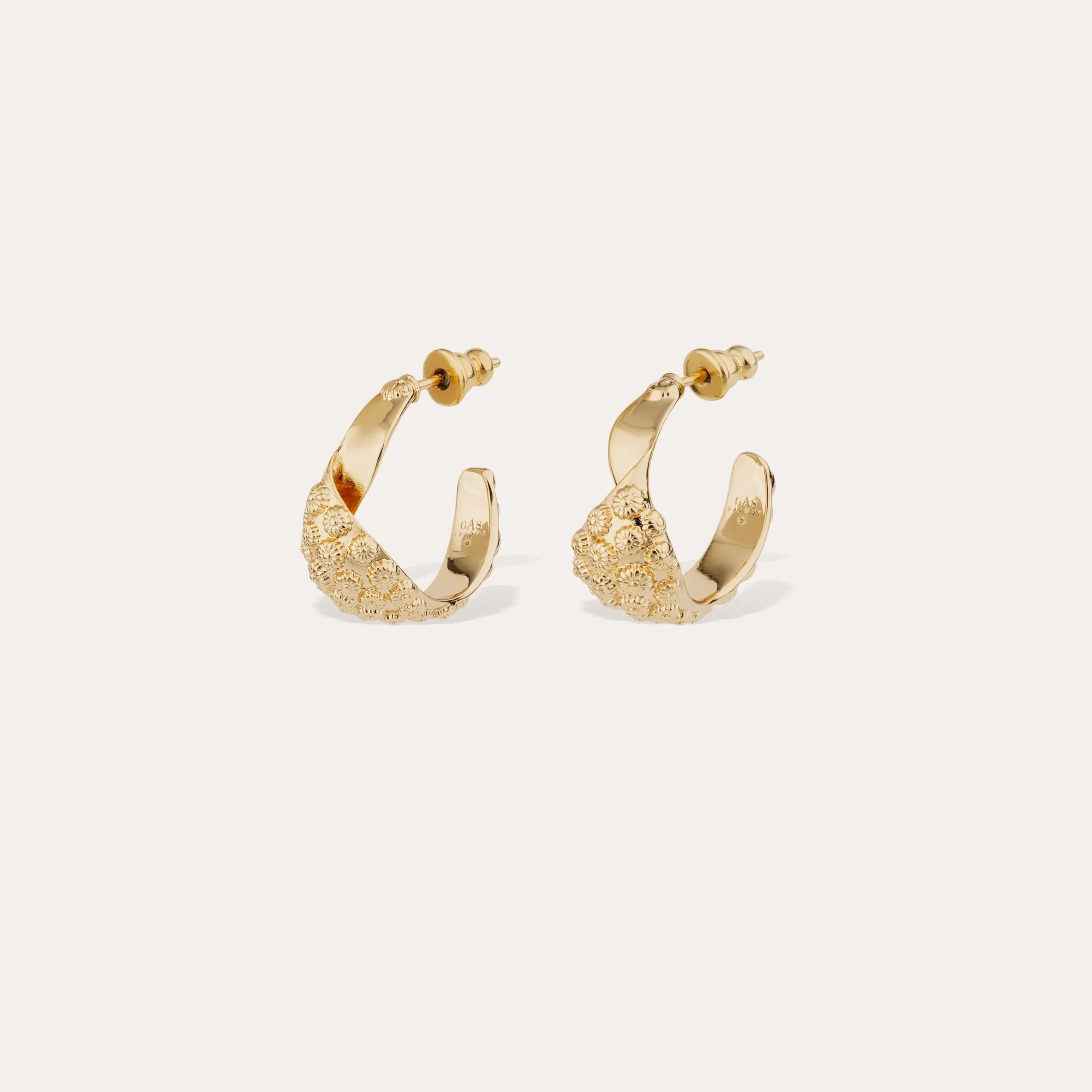Boucles d'oreilles créoles Almara petit modèle