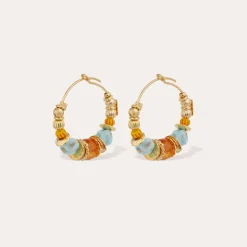 Boucles d'oreilles créoles Aloha mini