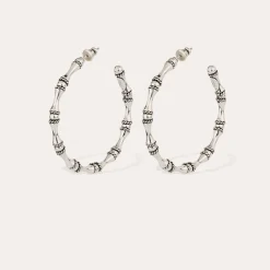 Boucles d'oreilles créoles Bambou