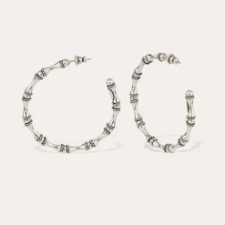 Boucles d'oreilles créoles Bambou