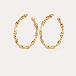 Boucles d'oreilles créoles Bambou