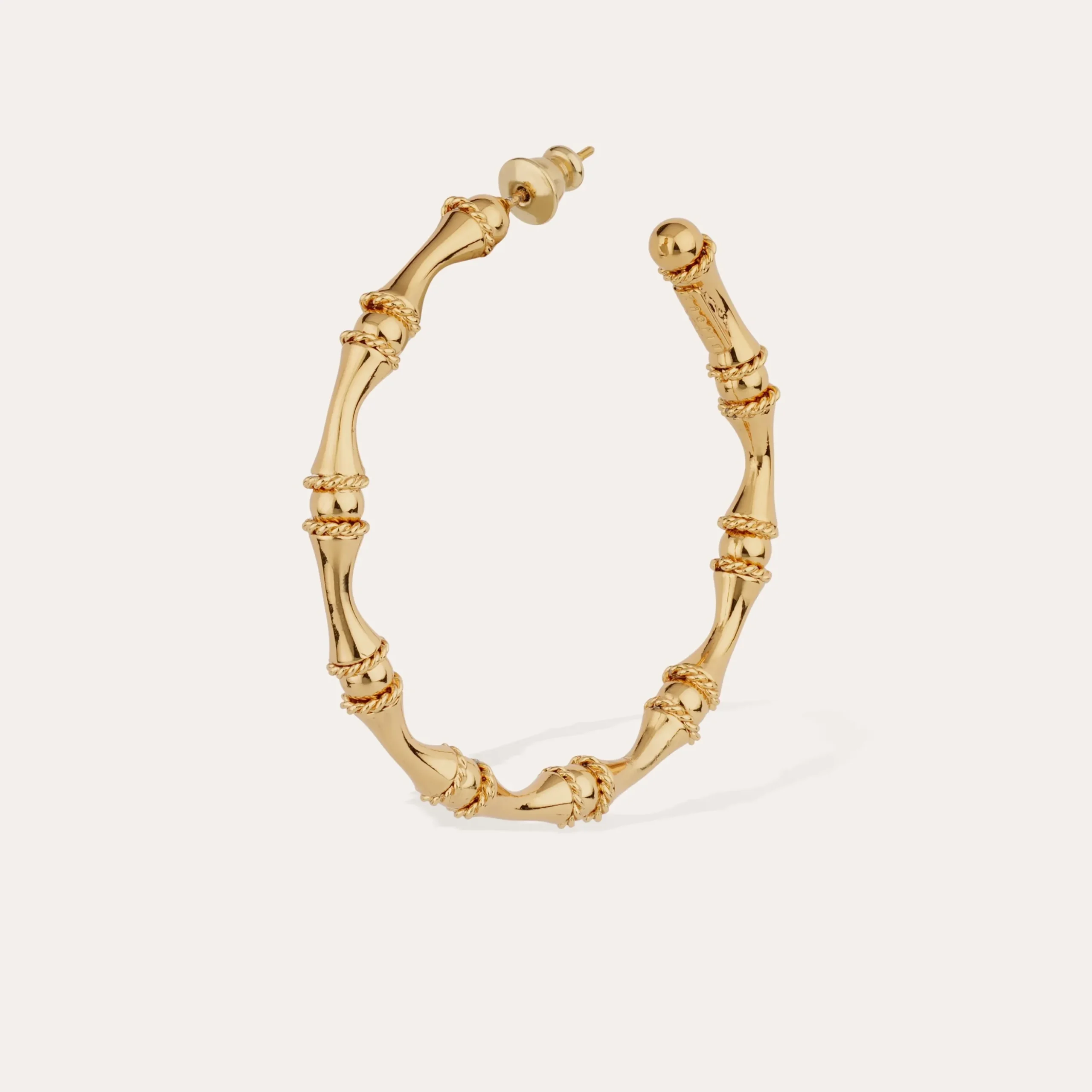 Boucles d'oreilles créoles Bambou
