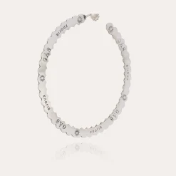 Boucles d'oreilles créoles Bolduc grand modèle