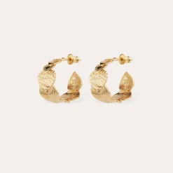Boucles d'oreilles créoles Cuore petit modèle