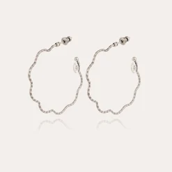 Boucles d'oreilles créoles Florette petit modèle