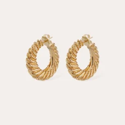 Boucles d'oreilles créoles Kontiki