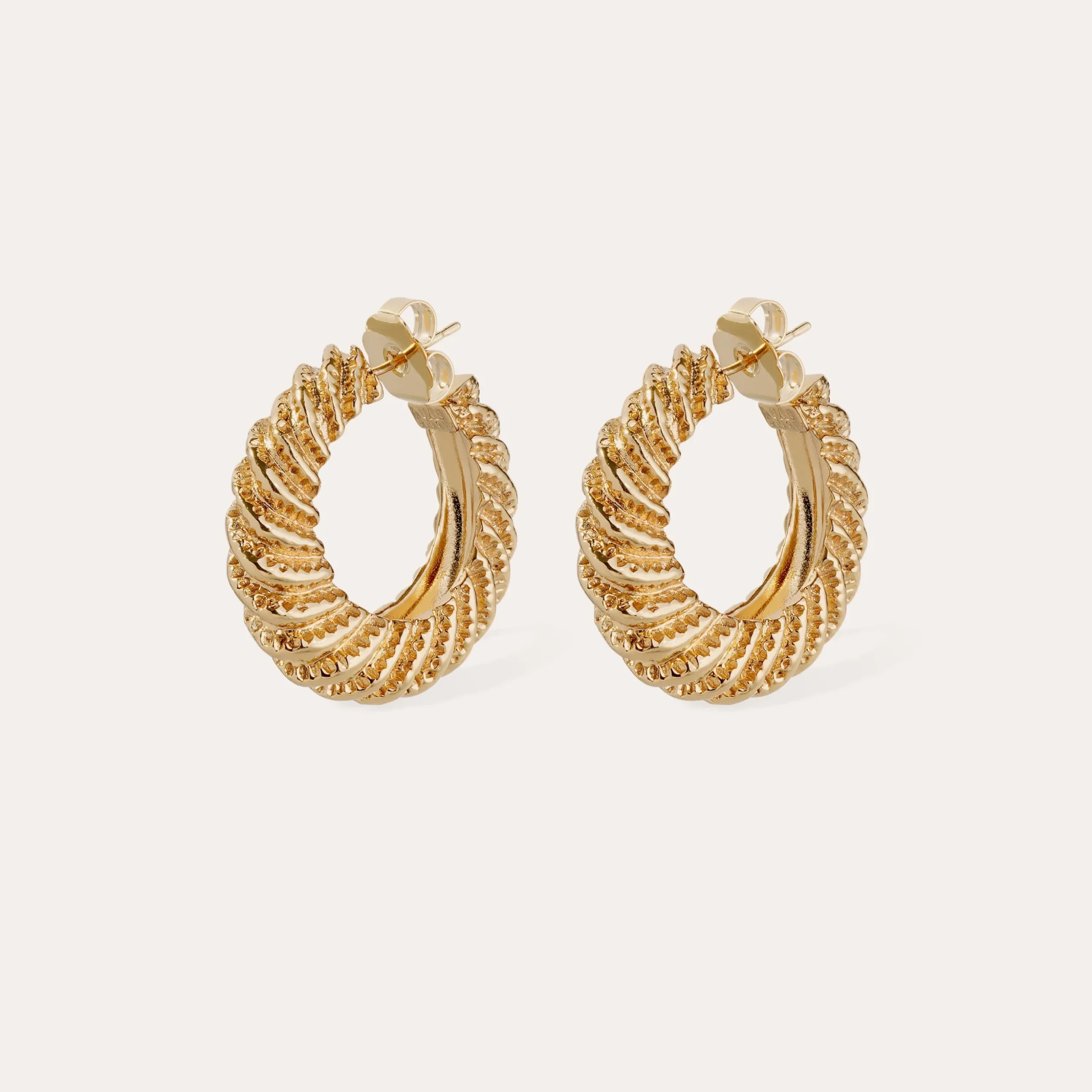 Boucles d'oreilles créoles Kontiki