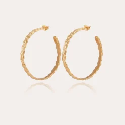 Boucles d'oreilles créoles Liane