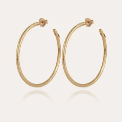 Boucles d'oreilles créoles Maori grand modèle