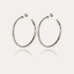 Boucles d'oreilles créoles Maori petit modèle