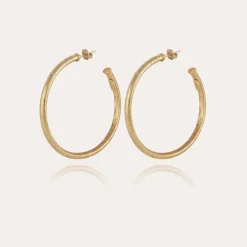 Boucles d'oreilles créoles Maori petit modèle