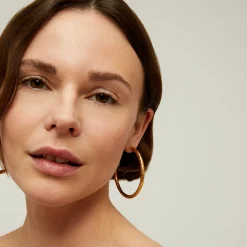 Boucles d'oreilles créoles Maori petit modèle