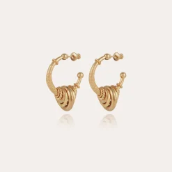 Boucles d'oreilles créoles Maranzana petit modèle
