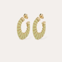 Boucles d'oreilles Cyclade petit modèle - Amande