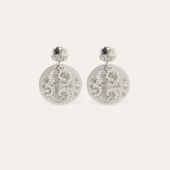 Boucles d'oreilles Diva strass petit modèle