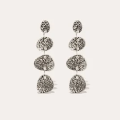 Boucles d'oreilles Eclipse 4 rangs