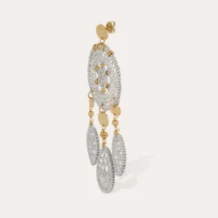 Boucles d'oreilles Fanfaria raphia