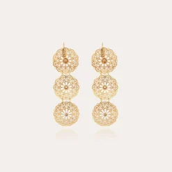 Boucles d'oreilles Flocon Triple mini
