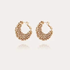 Boucles d'oreilles Izzia strass petit modèle