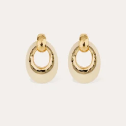 Boucles d'oreilles Selva petit modèle acétate - Ivoire