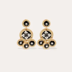 Boucles d'oreilles Sequin deux rangs