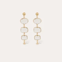 Boucles d'oreilles Silène - Cristal
