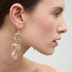 Boucles d'oreilles Sireine - Cristal