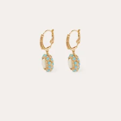 Boucles d'oreilles Tao Splash - Nacre blanche