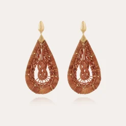 Boucles d'oreilles Tojo grand modèles - Osier