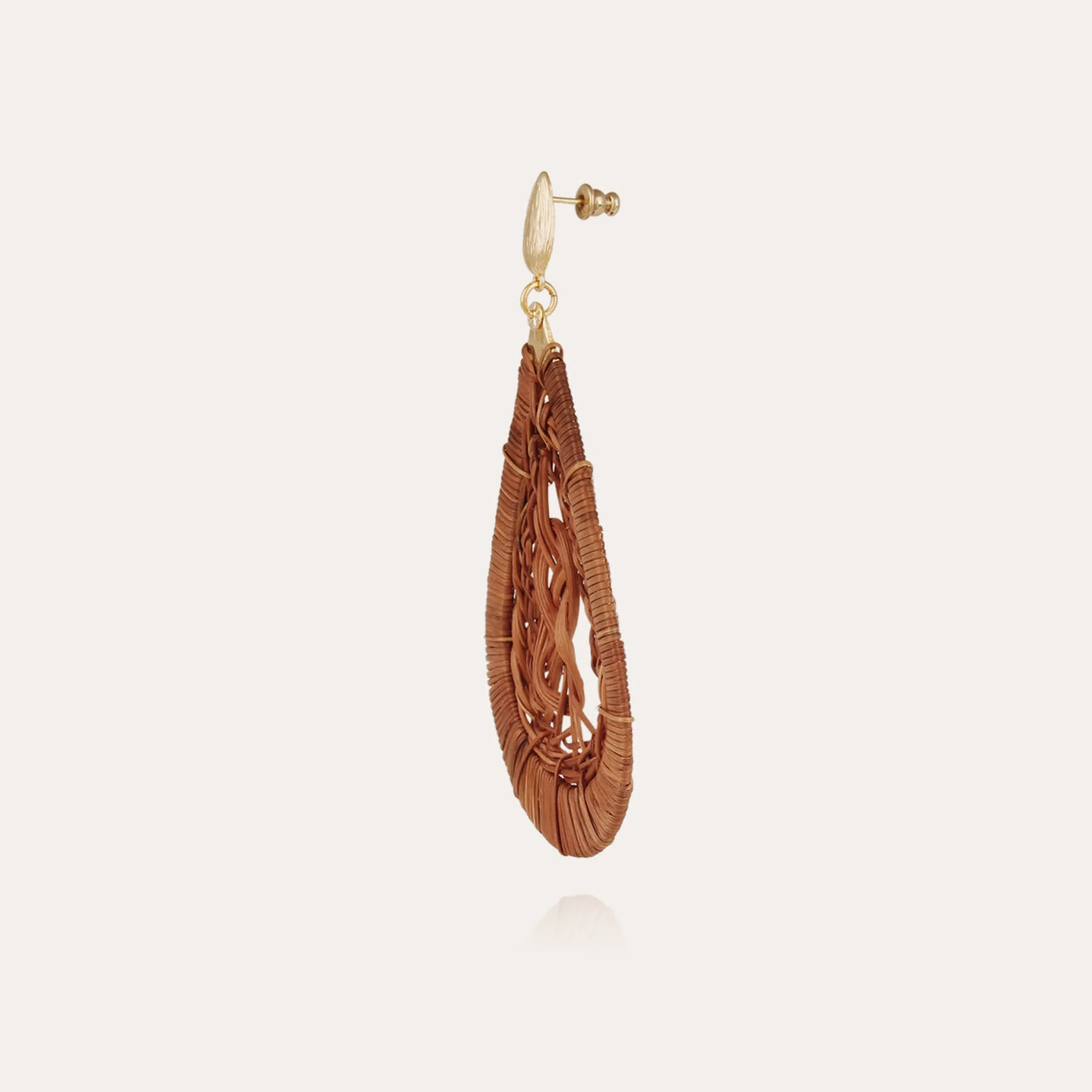 Boucles d'oreilles Tojo grand modèles - Osier