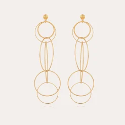 Boucles d'oreilles Torsade Multi