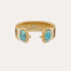 Bracelet Amarante double - Turquoise