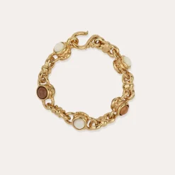 Bracelet Amarante multi - Nacre blanche et bois