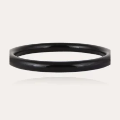 Bracelet Caftan acétate - Noir