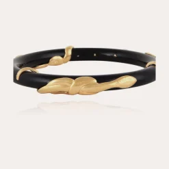 Bracelet Cobra jonc acétate - Noir