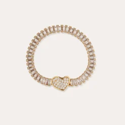Bracelet Coeur Paillette