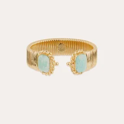 Bracelet double Amarante - Amazonite