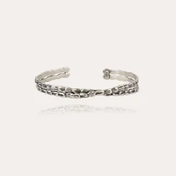 Bracelet jonc Liane croisé grand modèle