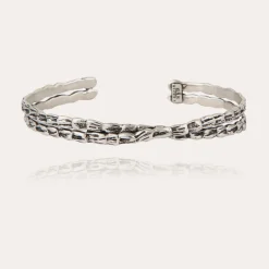 Bracelet jonc Liane croisé grand modèle