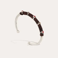 Bracelet Lino cuir - Oeil de Tigre