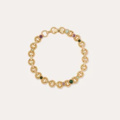 Bracelet Mistral - Malachite, Amazonite & Améthyste