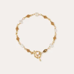 Bracelet Rosario - Nacre blanche
